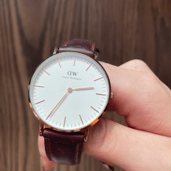 Daniel Wellington watch 32mm rosegold/eggshell,brown leather - Picture 5 of 5